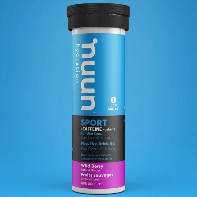 COMPRIMÉS NUUN - SPORT AVEC CAFÉINE - PLEIN AIR CAMPING ET SURVIE - HYDRATATION