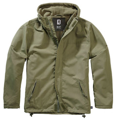 COUPE-VENT AVEC DOUBLURE EN POLAR BRANDIT - VERT OLIVE / SMALL - VÊTEMENTS - MANTEAUX ET VESTES