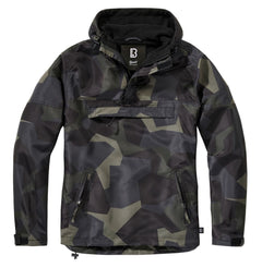 COUPE-VENT AVEC DOUBLURE EN POLAR ET COLLET À FERMETURE ÉCLAIR BRANDIT - CAMO FONCÉ M90 / SMALL - VÊTEMENTS - MANTEAUX