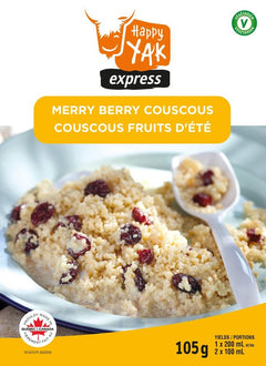 COUSCOUS AUX FRUITS D’ÉTÉ HAPPY YAK - PLEIN AIR CAMPING ET SURVIE - NOURRITURE