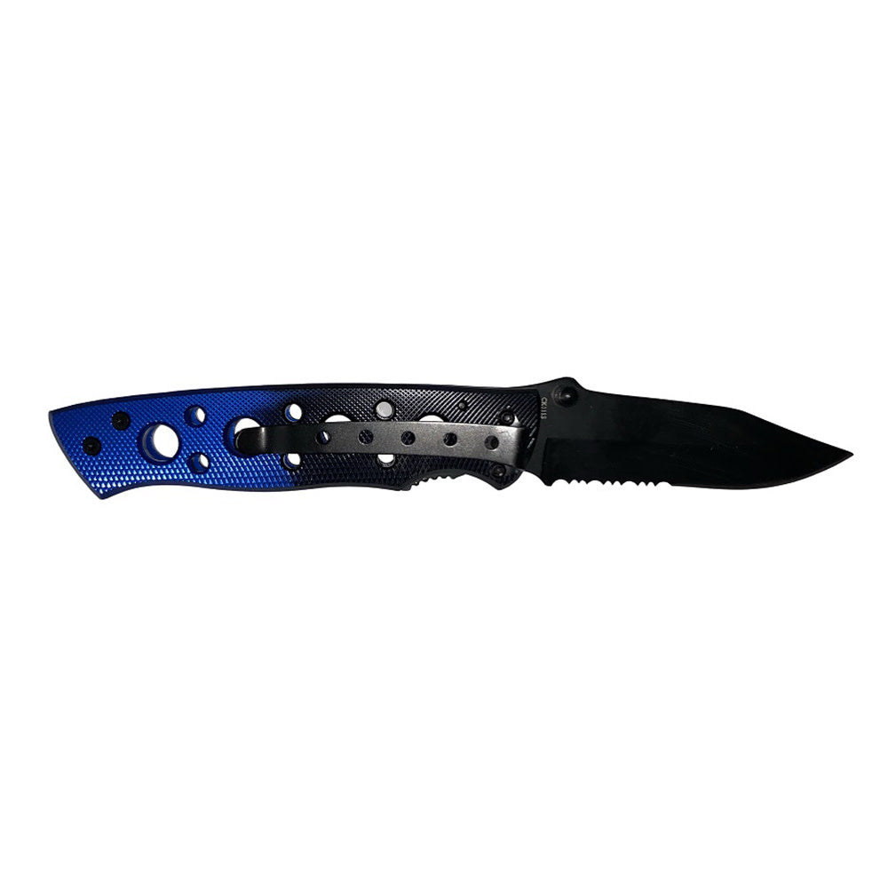 COUTEAU PLIANT SMITH & WESSON EXTREME OPS BLEU