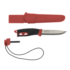 COUTEAU UTILITAIRE MORAKNIV COMPANION VERT AVEC ALLUME-FEU - COUTEAUX ET OUTILS - COUTEAUX À LAME FIXE