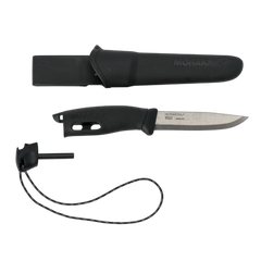COUTEAU UTILITAIRE MORAKNIV COMPANION VERT AVEC ALLUME-FEU - COUTEAUX ET OUTILS - COUTEAUX À LAME FIXE