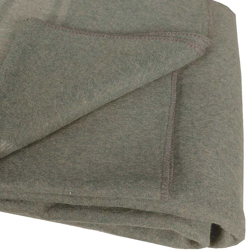 COUVERTURE EN LAINE NEUVE STYLE MILITAIRE ITALIENNE - COUVERTURES
