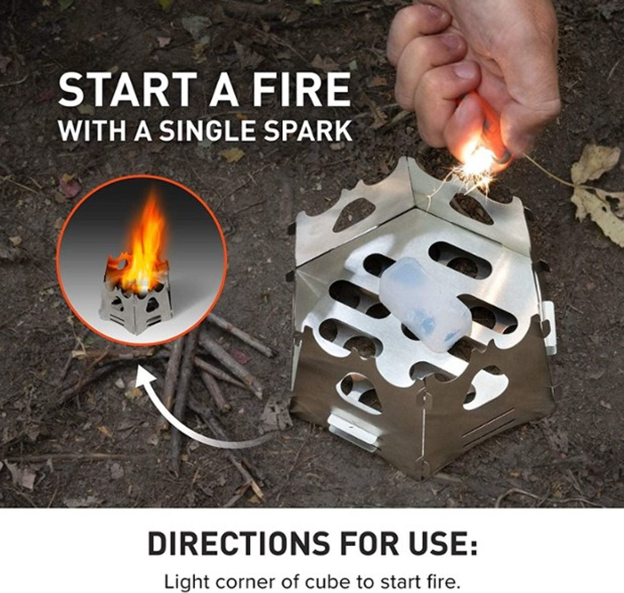 CUBES DE COMBUSTION - SURVIVE OUTDOORS LONGER - PLEIN AIR CAMPING ET SURVIE - ALLUME-FEU