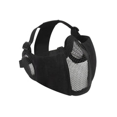 DEMI-MASQUE DE PROTECTION VISAGE ET OREILLES POUR PAINTBALL OU AIRSOFT - ÉQUIPEMENT TACTIQUE - PROTECTIONS