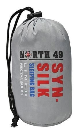 DOUBLURE DE SAC DE COUCHAGE EN SOIE SYNTHÉTIQUE POLYESTER