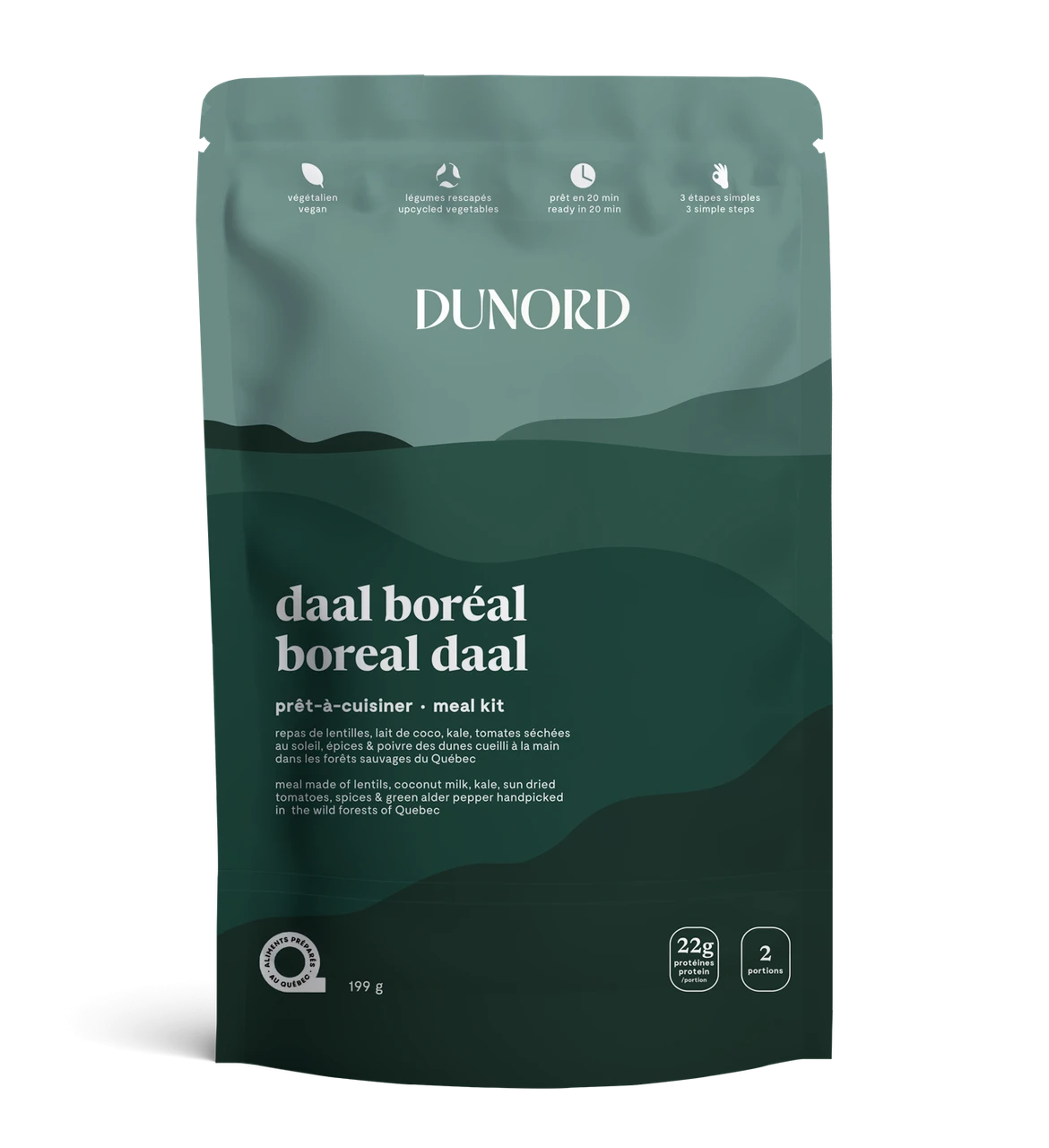 DAAL BORÉAL 2 PORTIONS DUNORD