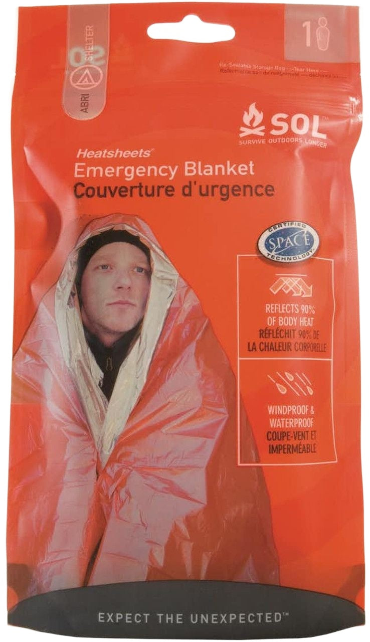 COUVERTURE D’URGENCE - SURVIVE OUTDOORS LONGER - PLEIN AIR CAMPING ET SURVIE - COUVERTURES ET ABRIS