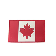 ÉCUSSON EN CAOUTCHOUC DRAPEAU CANADA - ÉQUIPEMENT TACTIQUE - ÉCUSSONS ET INSIGNES
