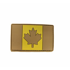 ÉCUSSON EN CAOUTCHOUC DRAPEAU CANADA - ÉQUIPEMENT TACTIQUE - ÉCUSSONS ET INSIGNES