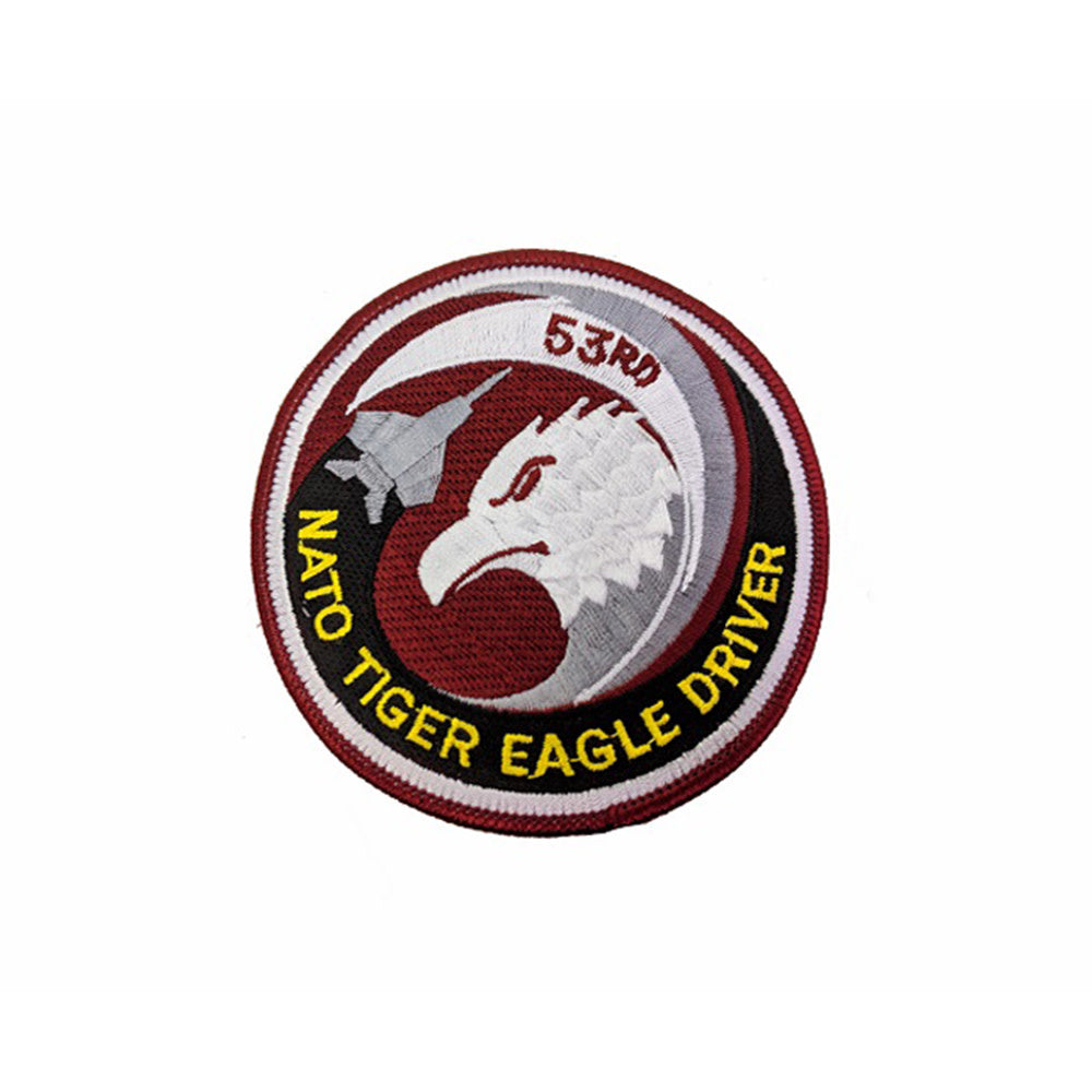 ÉCUSSON ROND "NATO TIGER EAGLE DRIVER"