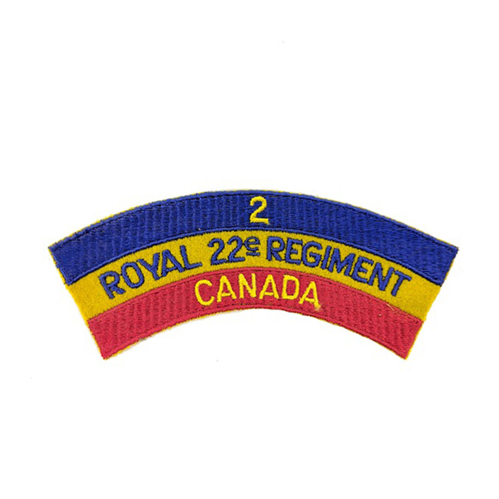 ÉCUSSON "ROYAL 22E RÉGIMENT"