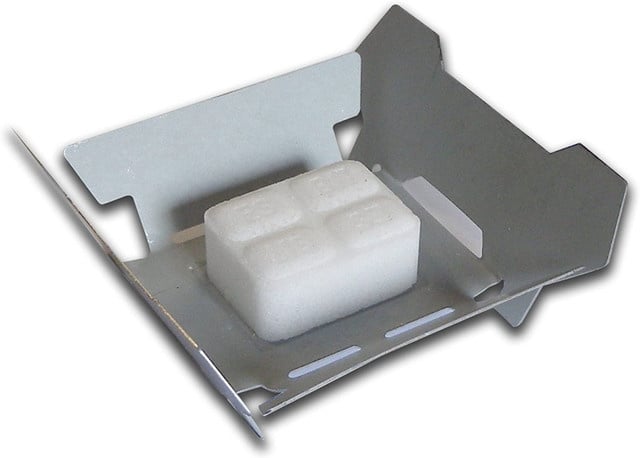RÉCHAUD D'URGENCE PORTATIF ET PLIABLE INCLUANT CARBURANT 3X14G ESBIT