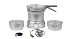 ENSEMBLE DE CUISSON AVEC BRÛLEURS HYBRIDE POUR 1-2 PERSONNES TRANGIA 27-1-GB-SBUL - PLEIN AIR CAMPING ET SURVIE
