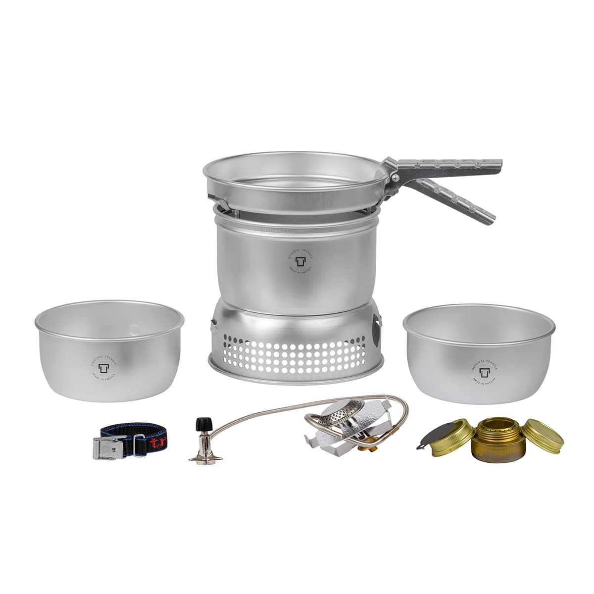 ENSEMBLE DE CUISSON AVEC BRÛLEURS HYBRIDE POUR 1-2 PERSONNES TRANGIA 27-1-GB-SBUL - PLEIN AIR CAMPING ET SURVIE