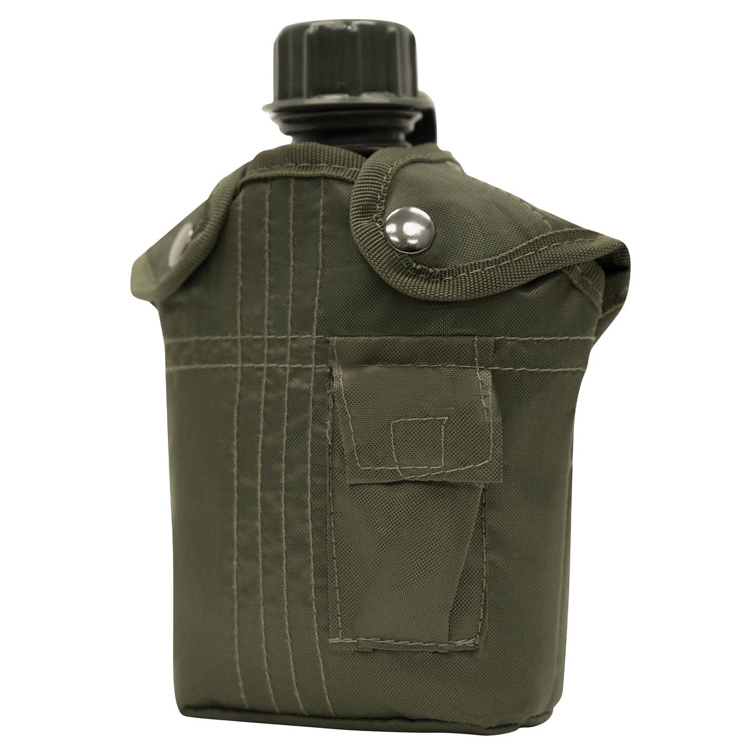 ENSEMBLE DE GOURDE AVEC GAMELLE ET ÉTUI - VERT - PLEIN AIR CAMPING ET SURVIE - GOURDES