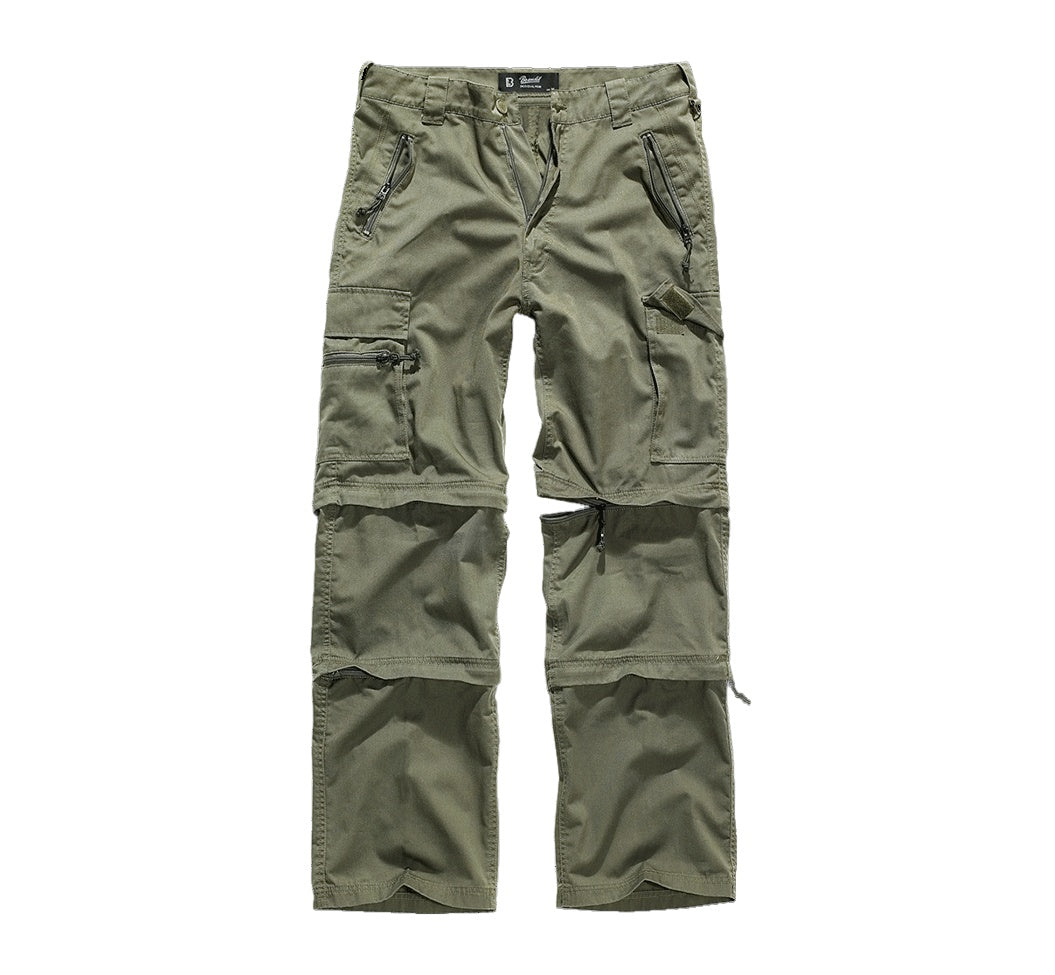 PANTALON CONVERTIBLE BRANDIT - VERT OLIVE / SMALL - VÊTEMENTS - PANTALONS MILITAIRES ET COMBATS