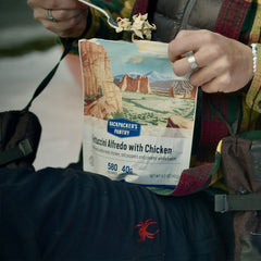 FETTUCCINI ALFREDO AU POULET - 1 PORTION - BACKPACKERS PANTRY - PLEIN AIR CAMPING ET SURVIE - NOURRITURE
