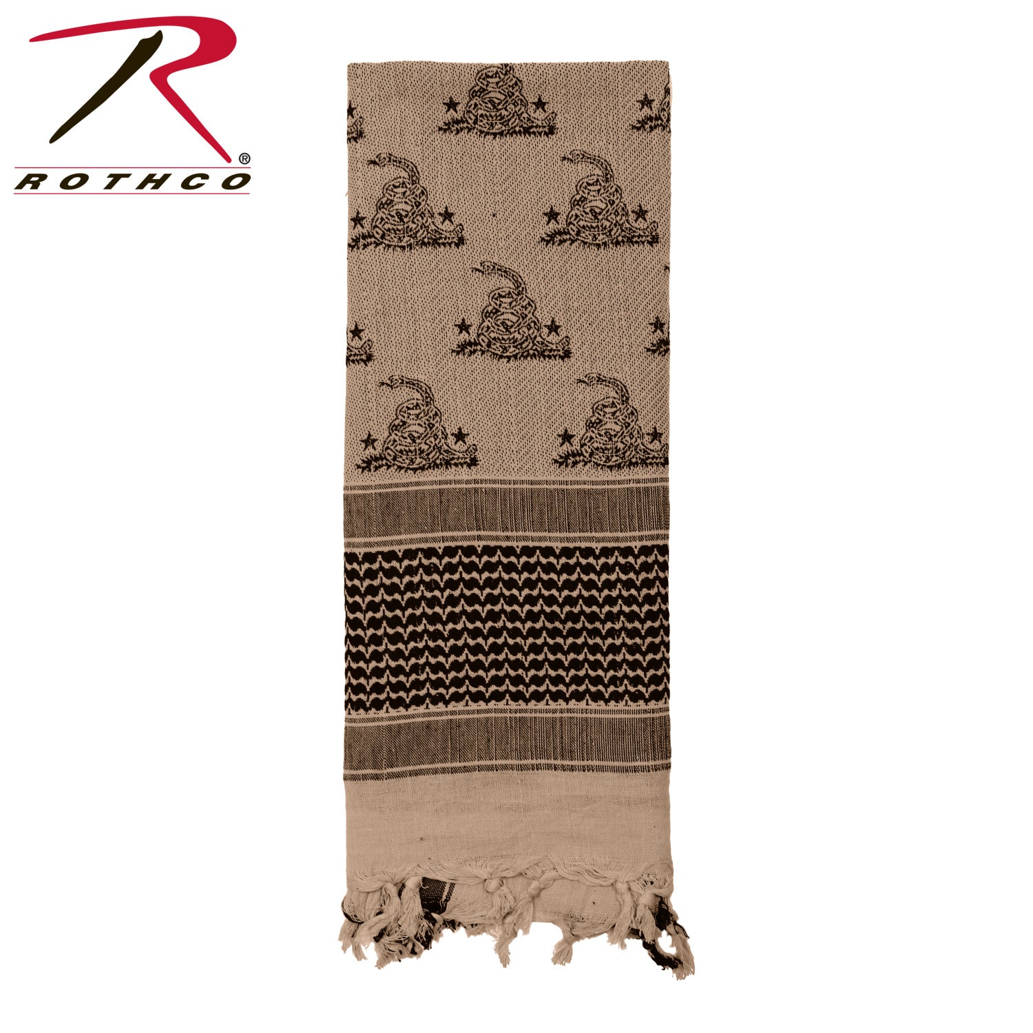 FOULARD SHEMAG TACTIQUE DÉSERT SERPENT DE GADSDEN - VÊTEMENTS - FOULARDS ET CACHE-COUS