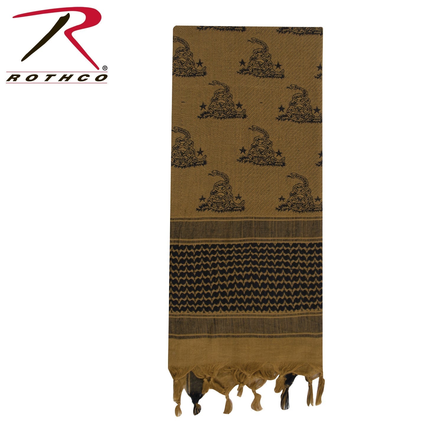 FOULARD SHEMAG TACTIQUE DÉSERT SERPENT DE GADSDEN - VÊTEMENTS - FOULARDS ET CACHE-COUS