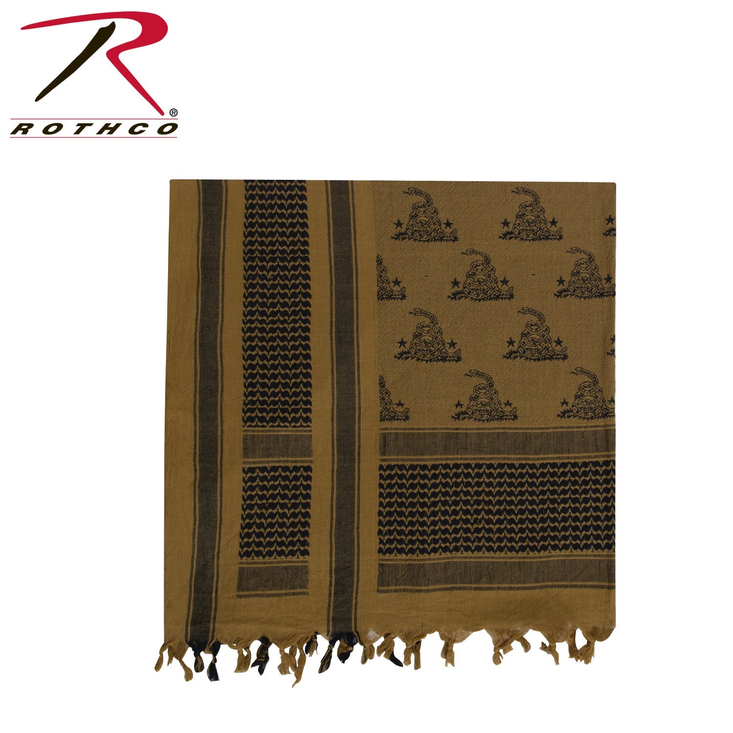 FOULARD SHEMAG TACTIQUE DÉSERT SERPENT DE GADSDEN