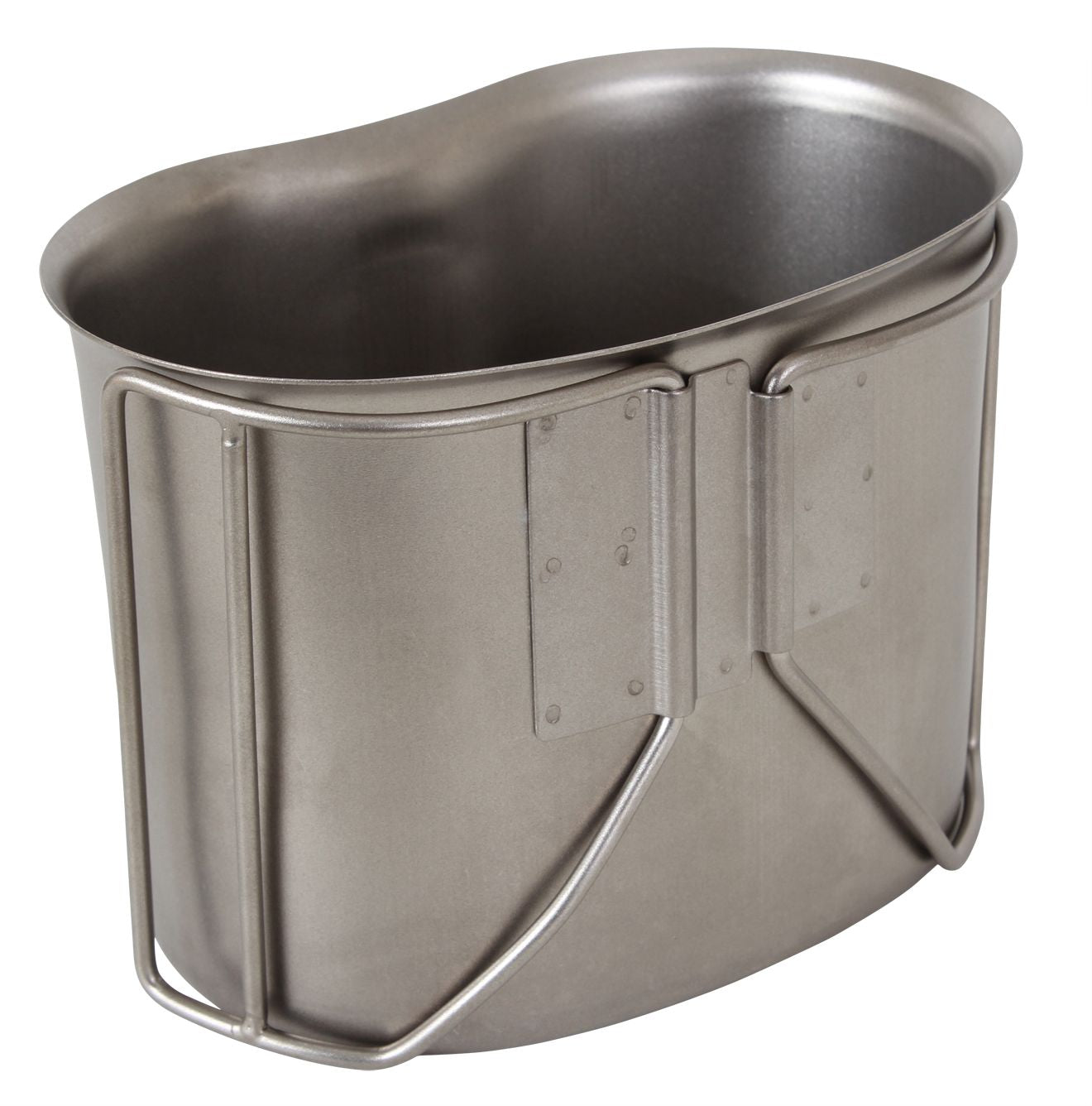GAMELLE EN ACIER INOXYDABLE STYLE MILITAIRE NEUVE - PLEIN AIR CAMPING ET SURVIE - MATÉRIEL DE CUISINE