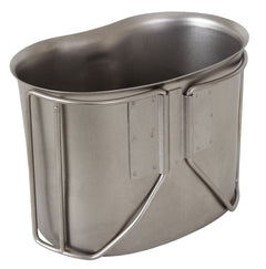 GAMELLE EN ACIER INOXYDABLE STYLE MILITAIRE NEUVE - PLEIN AIR CAMPING ET SURVIE - MATÉRIEL DE CUISINE