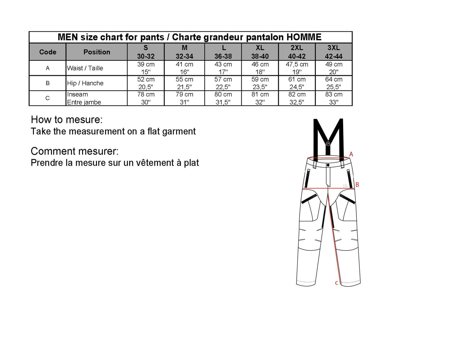 PANTALONS DE CHASSE CONTACT NORTH BACKCOUNTRY