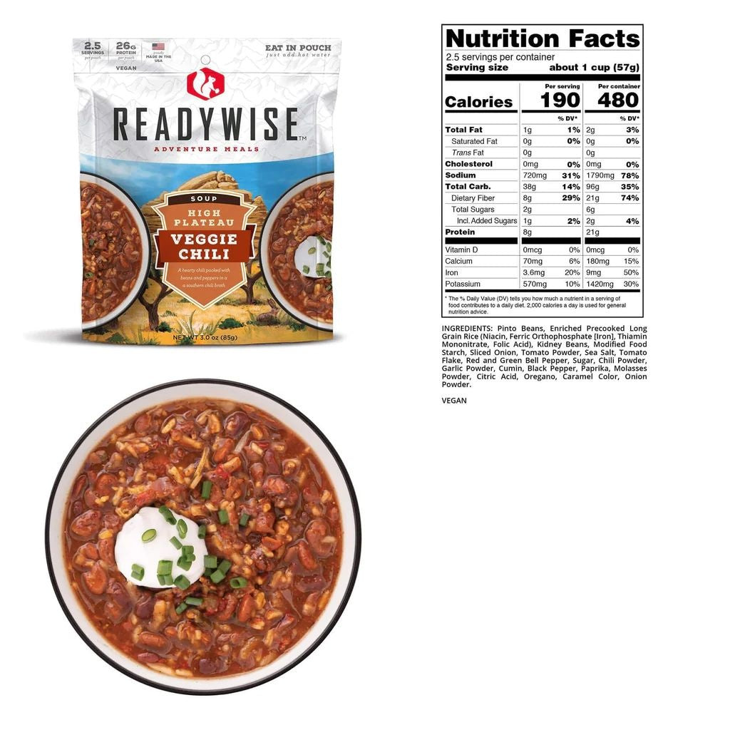 SOUPE CHILI DE LÉGUMES READYWISE