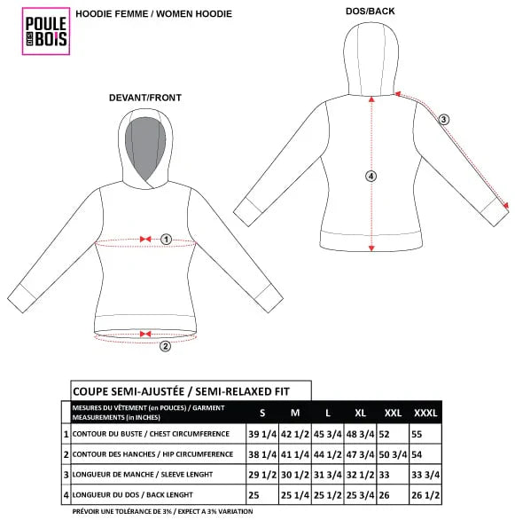 HOODIE FEMME À COUETTE SHADOW - VÊTEMENTS - VÊTEMENTS POUR FEMME
