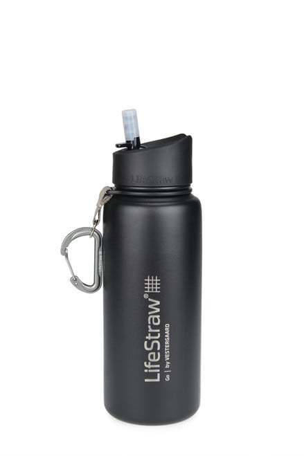 LIFESTRAW GO EN ACIER INOXYDABLE 24OZ - PLEIN AIR CAMPING ET SURVIE - PURIFICATION