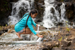 LIFESTRAW GO EN ACIER INOXYDABLE 24OZ - PLEIN AIR CAMPING ET SURVIE - PURIFICATION