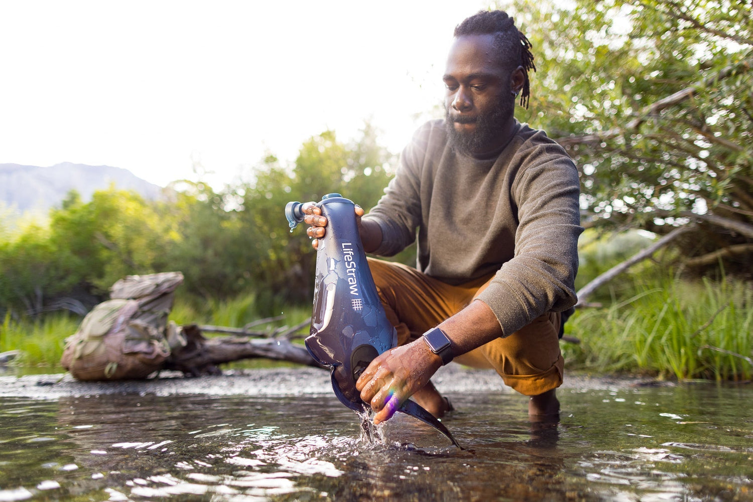 LIFESTRAW SYSTÈME DE FILTRATION PAR GRAVITÉ 3L - PLEIN AIR CAMPING ET SURVIE - PURIFICATION