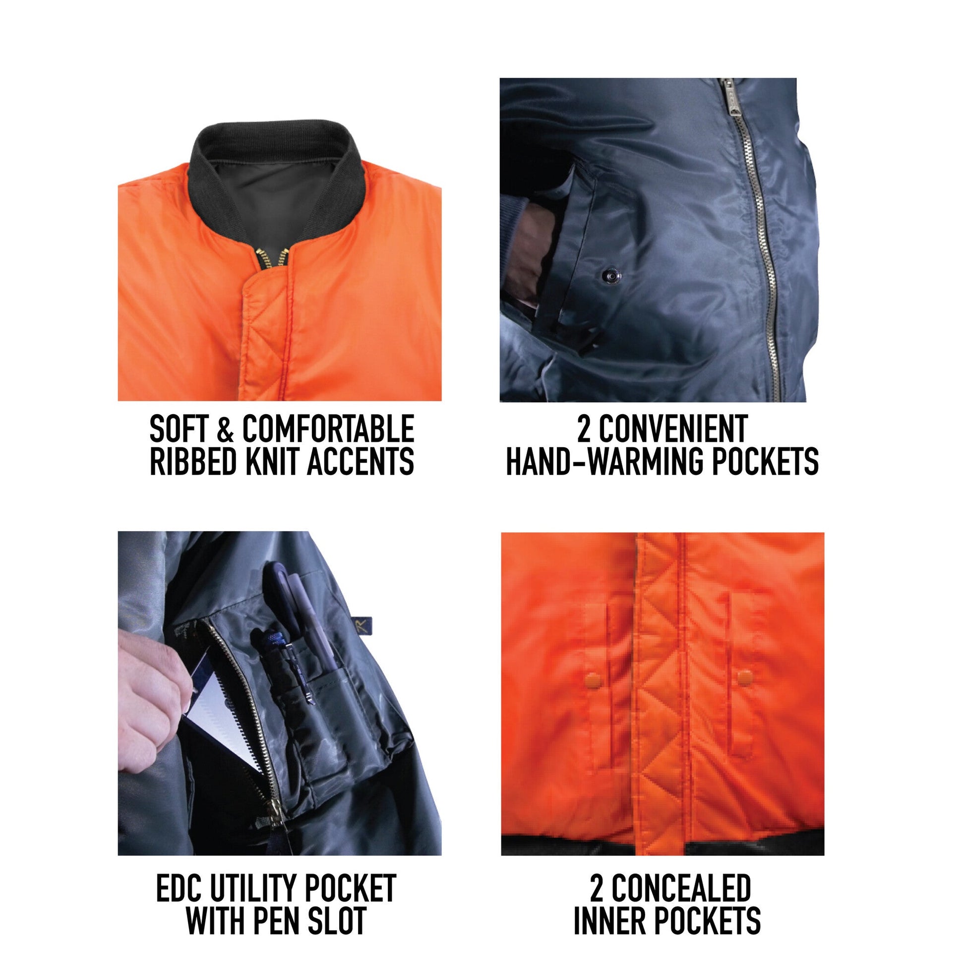 VESTE D'AVIATEUR ROTHCO MA-1