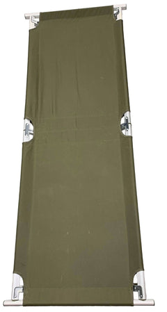 LIT DE CAMP KAKI EN ALUMINIUM - PLEIN AIR CAMPING ET SURVIE - LITS DE CAMPS