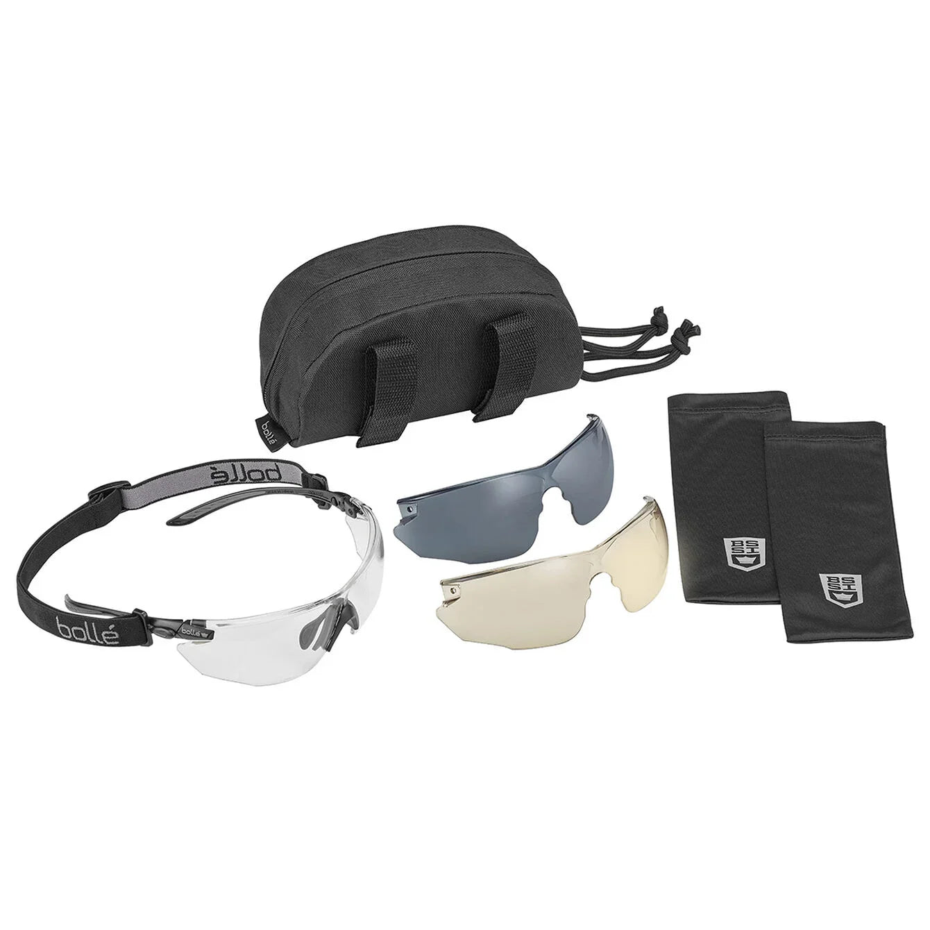 LUNETTES BALISTIQUE DE COMBAT INTERCHANGEABLES BOLLE TACTICAL - ÉQUIPEMENT TACTIQUE - LUNETTES
