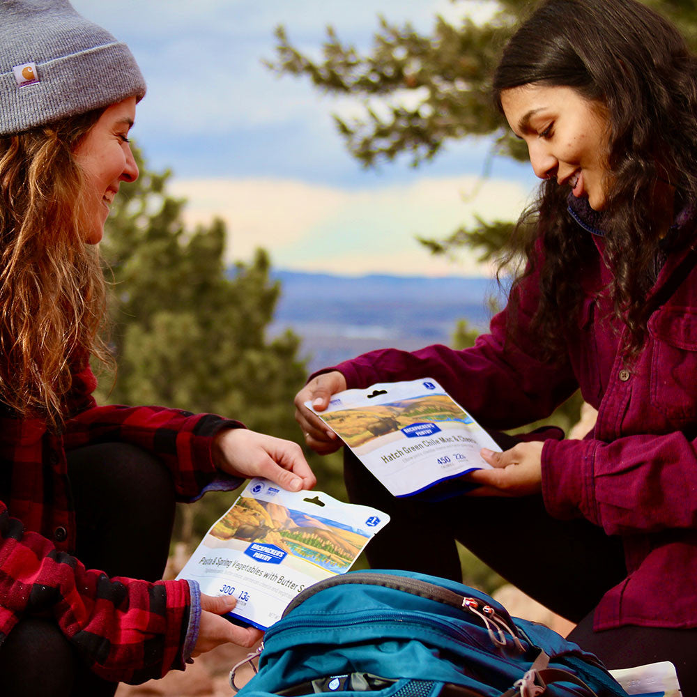 MACARONIS AU FROMAGE ET CHILI VERT HATCH - 1 PORTION - BACKPACKERS PANTRY - PLEIN AIR CAMPING ET SURVIE - NOURRITURE