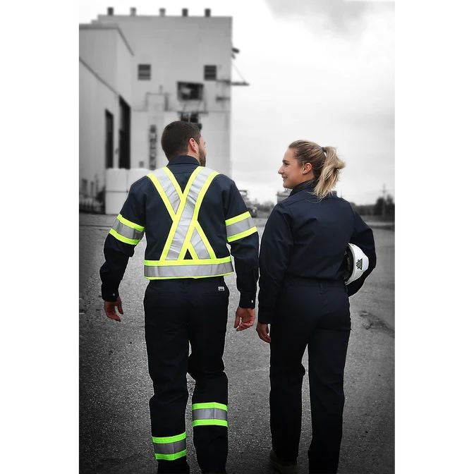 MANCHES LONGUES À BANDES RÉFLÉCHISSANTES À BOUTONS 625SX4 - VÊTEMENTS - CHEMISES DE TRAVAIL
