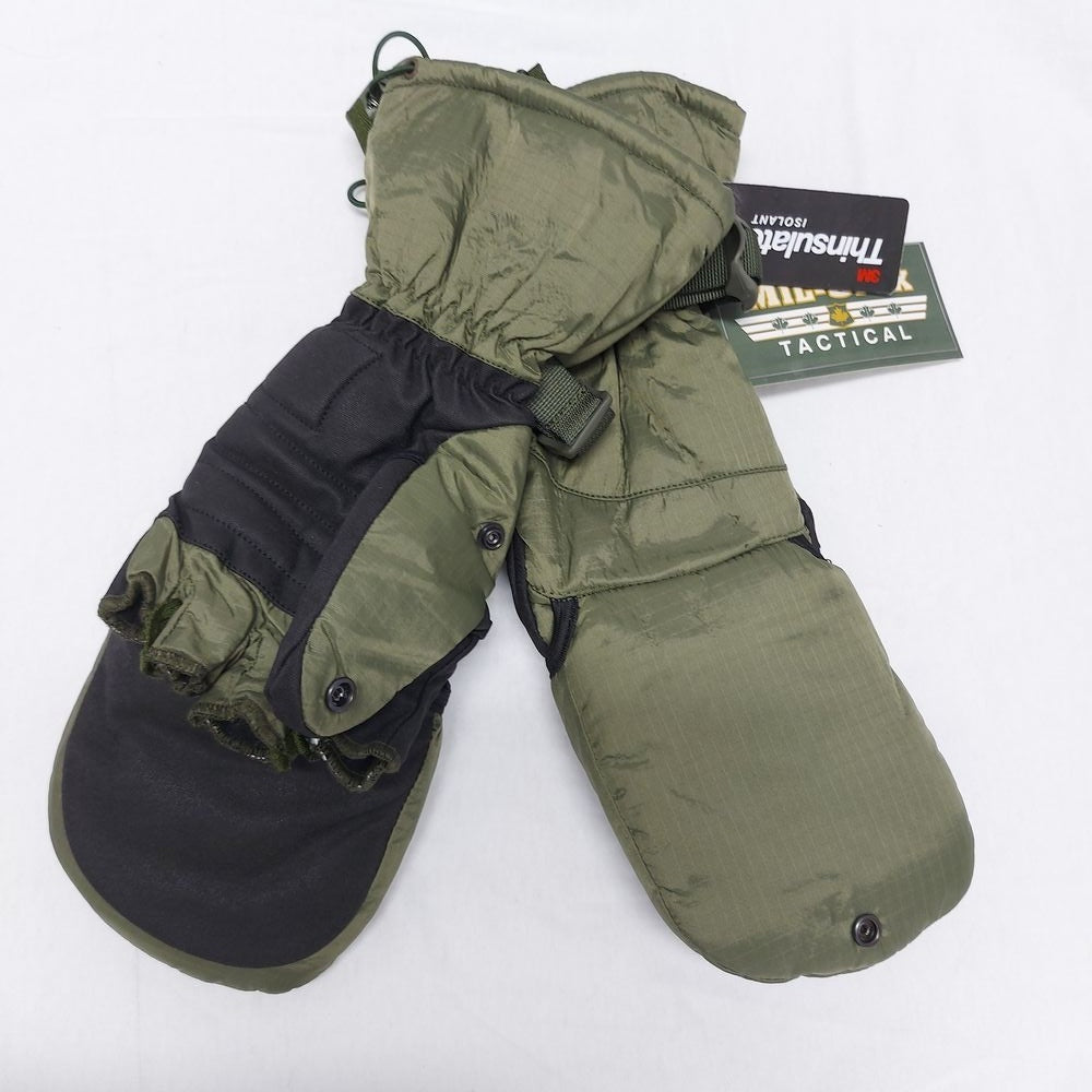 MITAINES TACTIQUE IMPERMÉABLE ET RESPIRANTE - VERT OLIVE / LARGE - VÊTEMENTS - GANTS ET MITAINES
