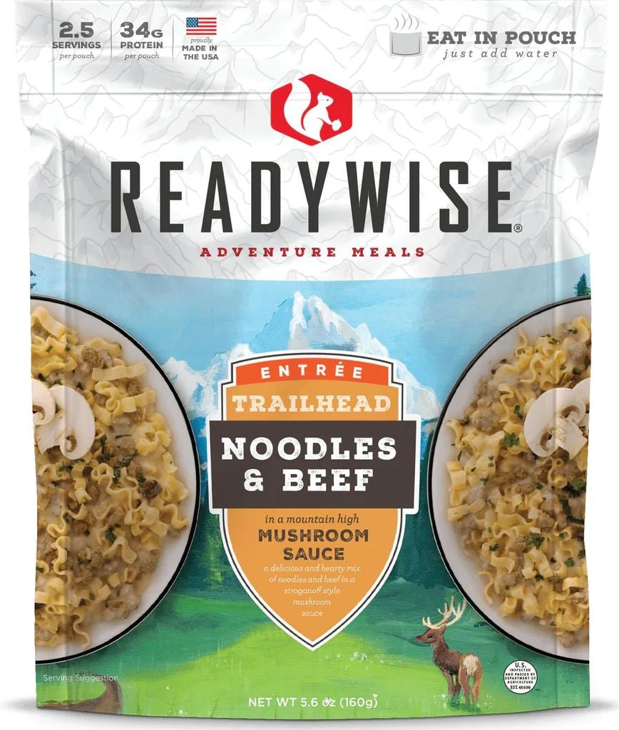 NOUILLES AUX BOEUF READYWISE - PLEIN AIR CAMPING ET SURVIE - NOURRITURE