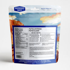 PAD THAï AU POULET -1 PORTION - BACKPACKERS PANTRY - PLEIN AIR CAMPING ET SURVIE - NOURRITURE