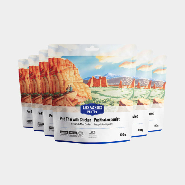 PAD THAï AU POULET -1 PORTION - BACKPACKERS PANTRY - PLEIN AIR CAMPING ET SURVIE - NOURRITURE