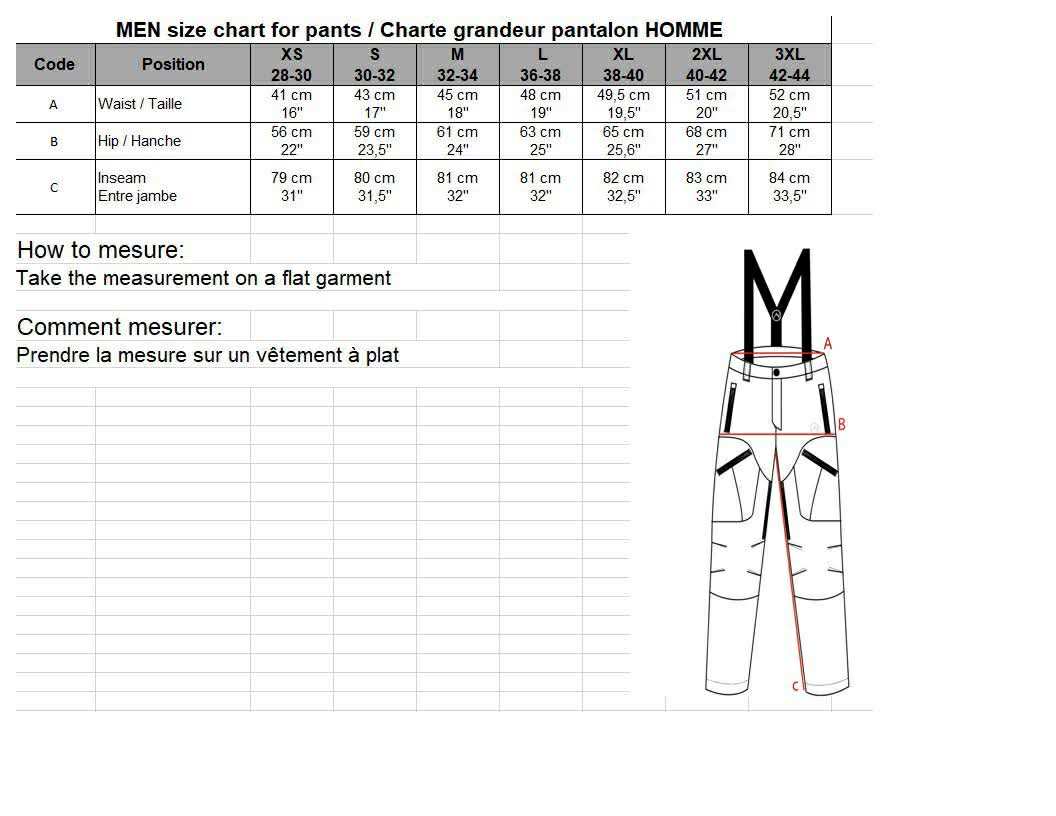 PANTALONS DE PLUIE PATRIOT NORTH BACKCOUNTRY