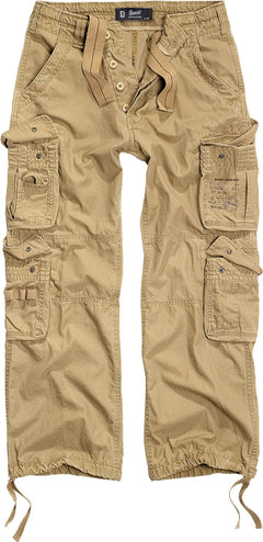 PANTALON CARGO STYLE AUTHENTIQUE BRANDIT - BEIGE / SMALL - VÊTEMENTS - PANTALONS MILITAIRES ET COMBATS
