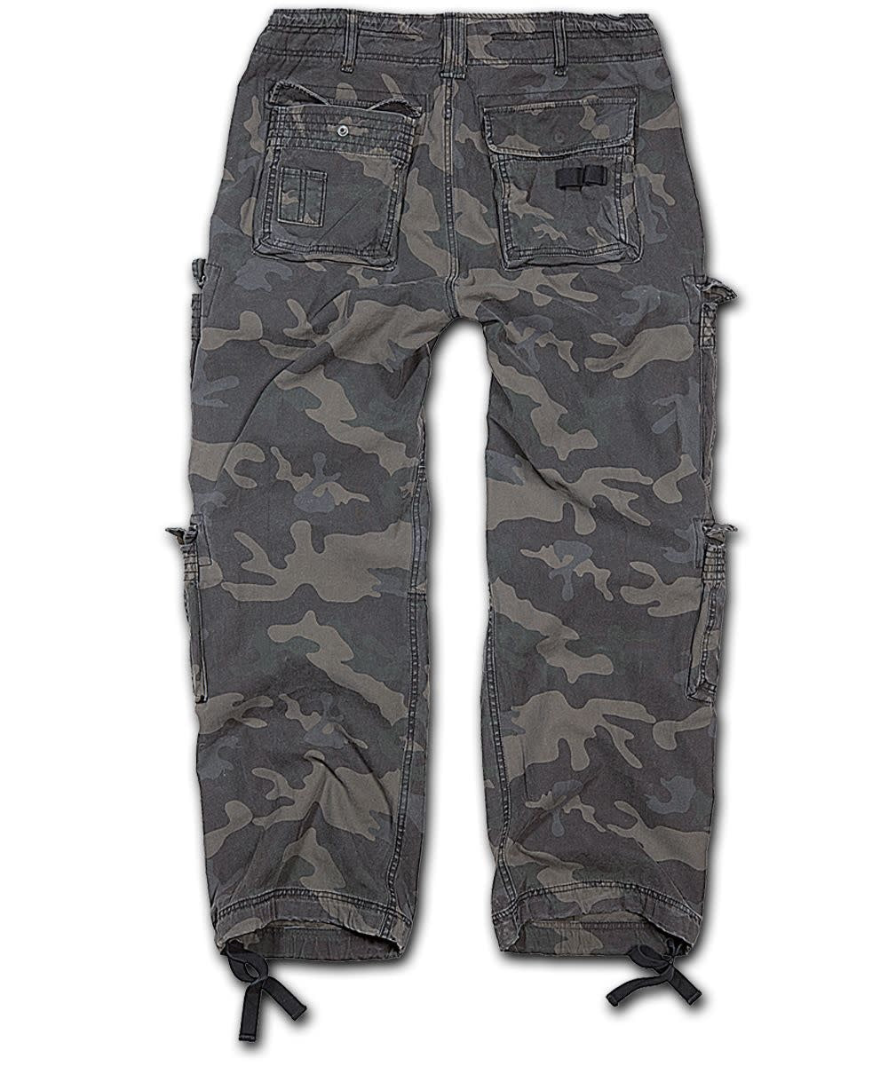 PANTALON CARGO STYLE AUTHENTIQUE BRANDIT - CAMO FONCÉ / SMALL - VÊTEMENTS - PANTALONS MILITAIRES ET COMBATS