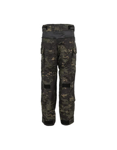 PANTALON MILITAIRE AVEC PROTECTIONS INTÉGRÉES S+ - CAMO NOIR / LARGE - VÊTEMENTS - PANTALONS MILITAIRES ET COMBATS