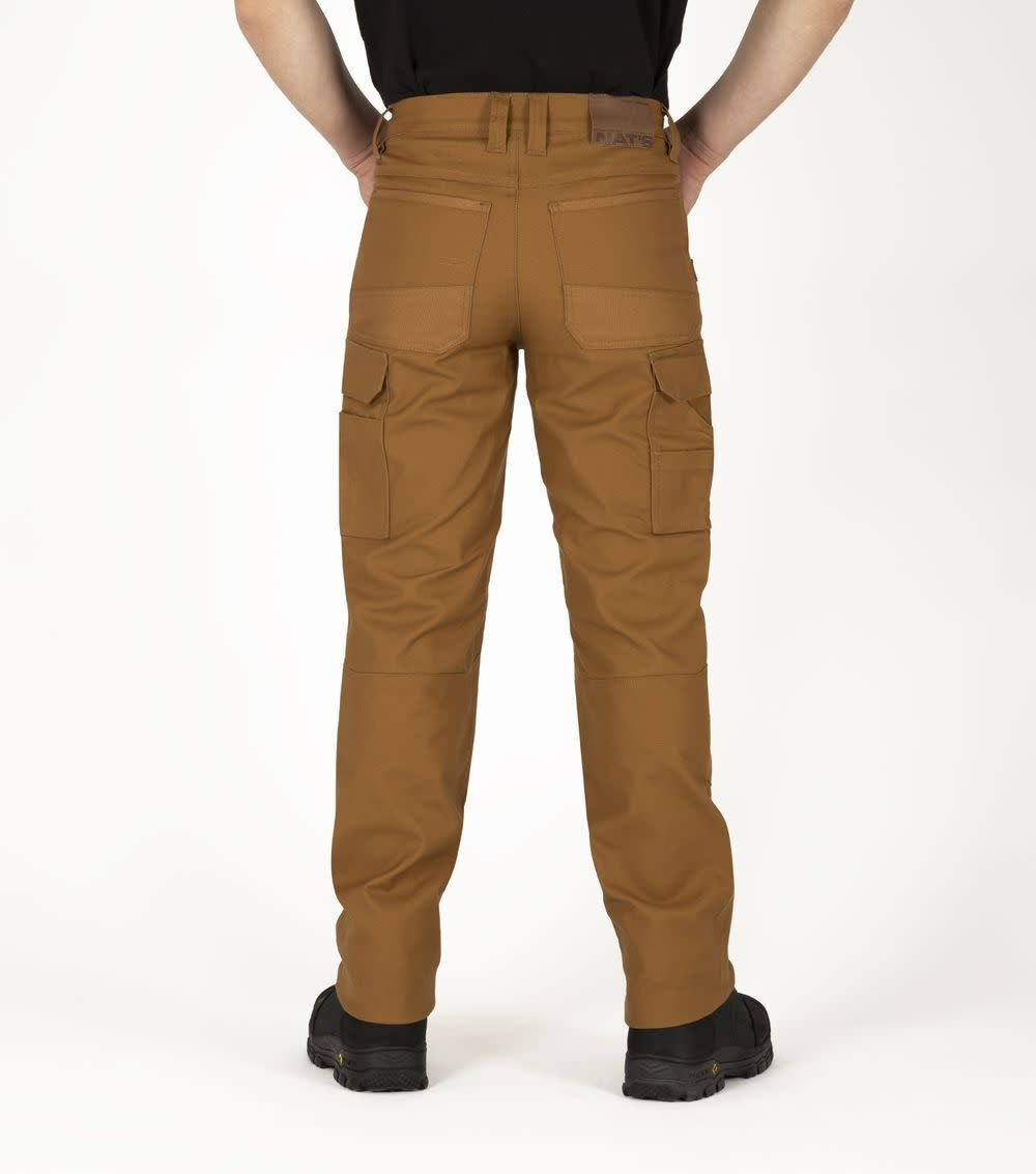 PANTALON MULTIPOCHE EN CANEVAS EXTENSIBLE NAT'S