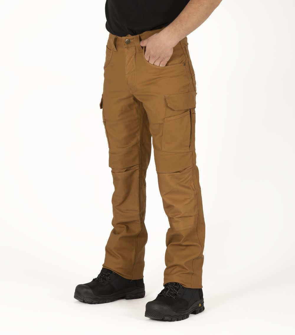 PANTALON MULTIPOCHE EN CANEVAS EXTENSIBLE NAT’S - CAMEL / 28 - VÊTEMENTS - PANTALONS DE TRAVAIL