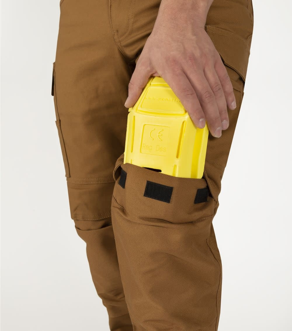 PANTALON MULTIPOCHE EN CANEVAS EXTENSIBLE NAT'S